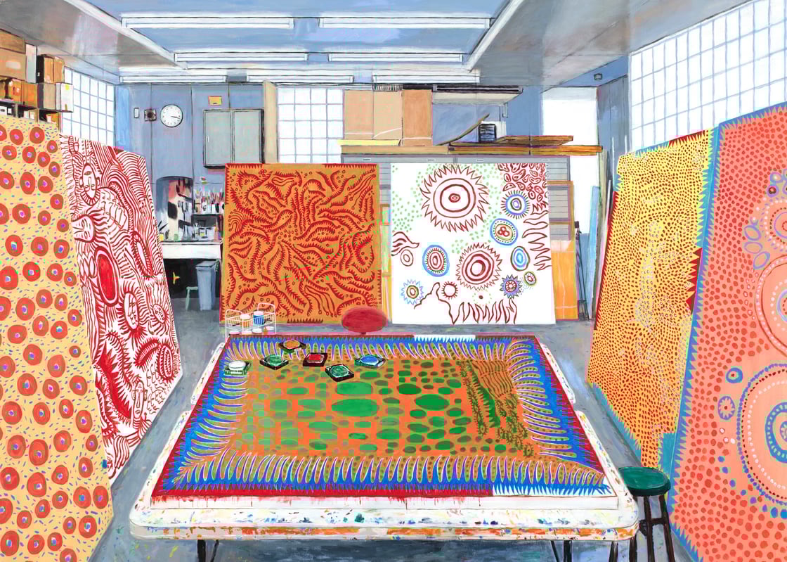 Damian Elwes Kusama Studio