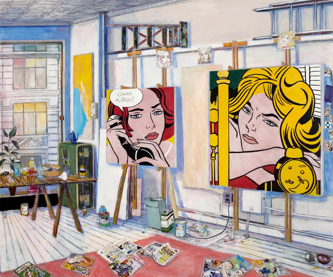 Damian Elwes Lichtenstein Studio